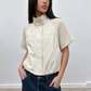Veste utility marron
