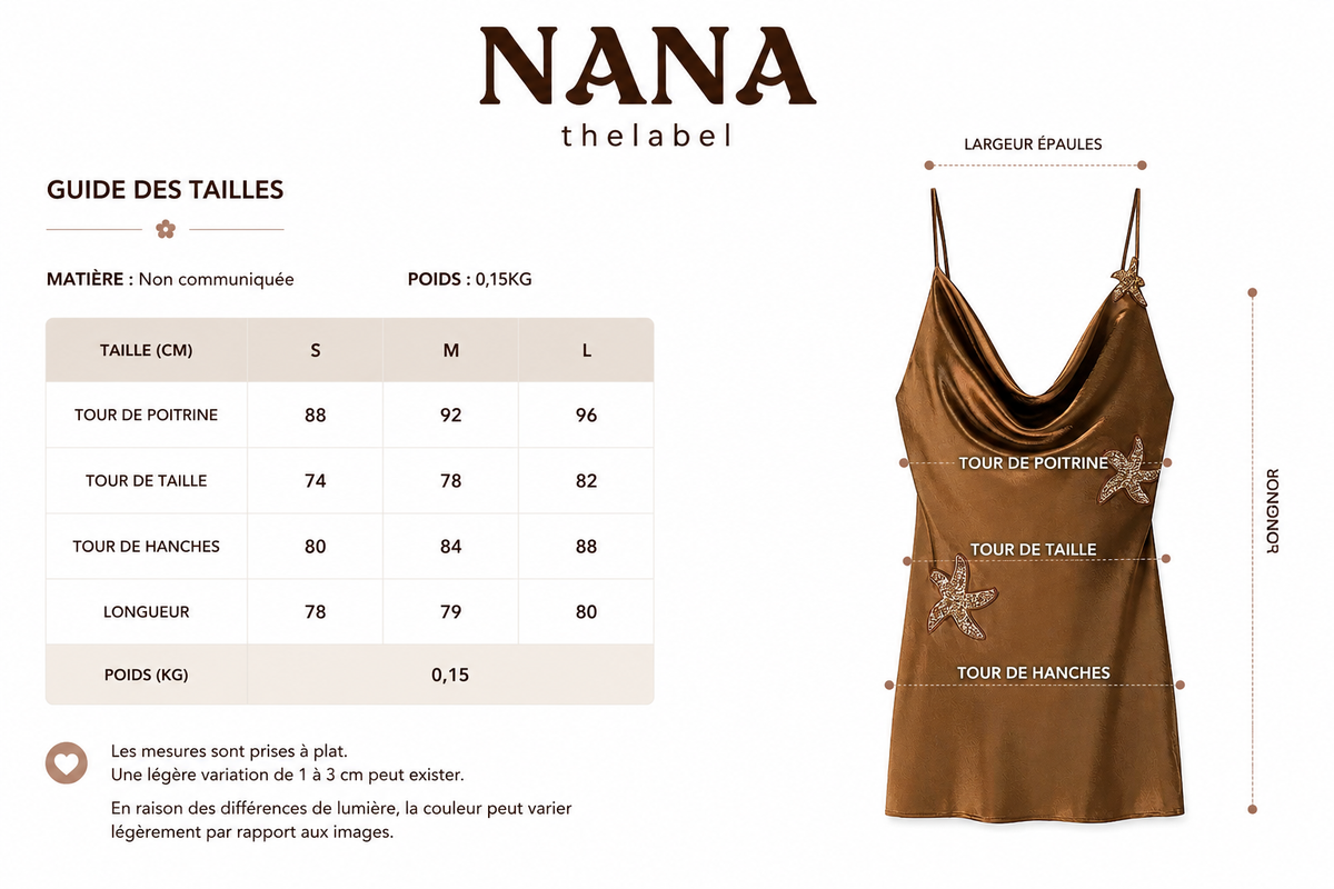 Guide des tailles
