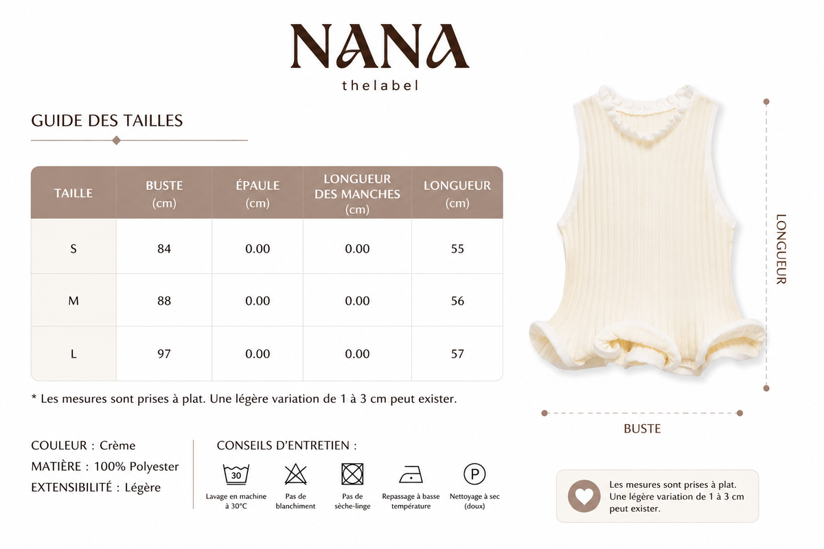 Guide des tailles
