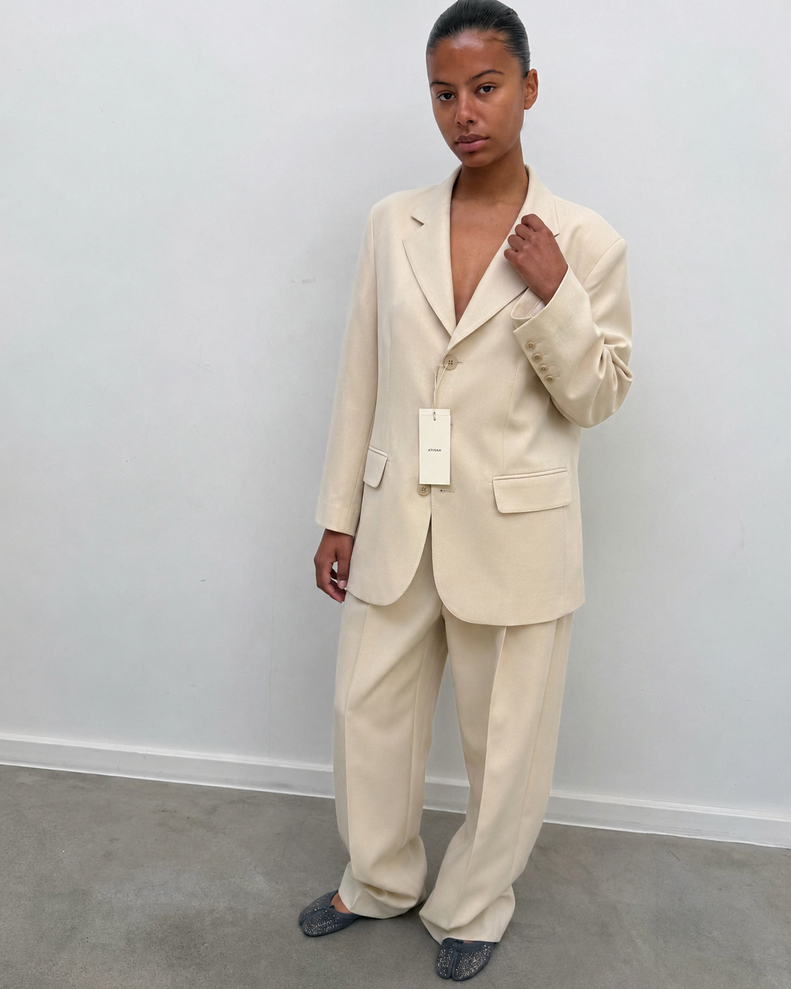 Ensemble costume : veste et pantalon coordonnés
