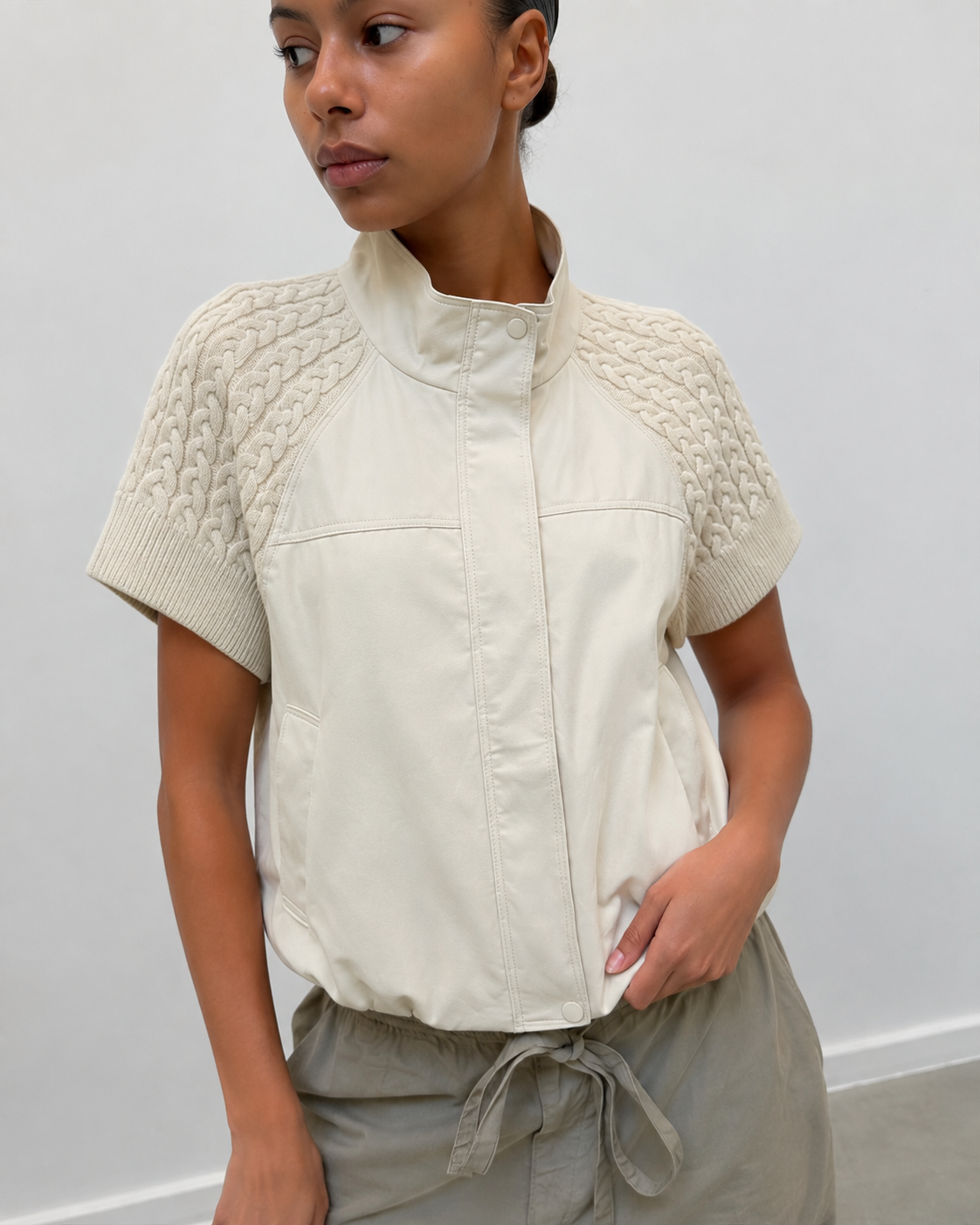 Veste utility noire