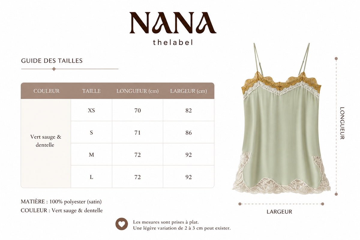Guide des tailles