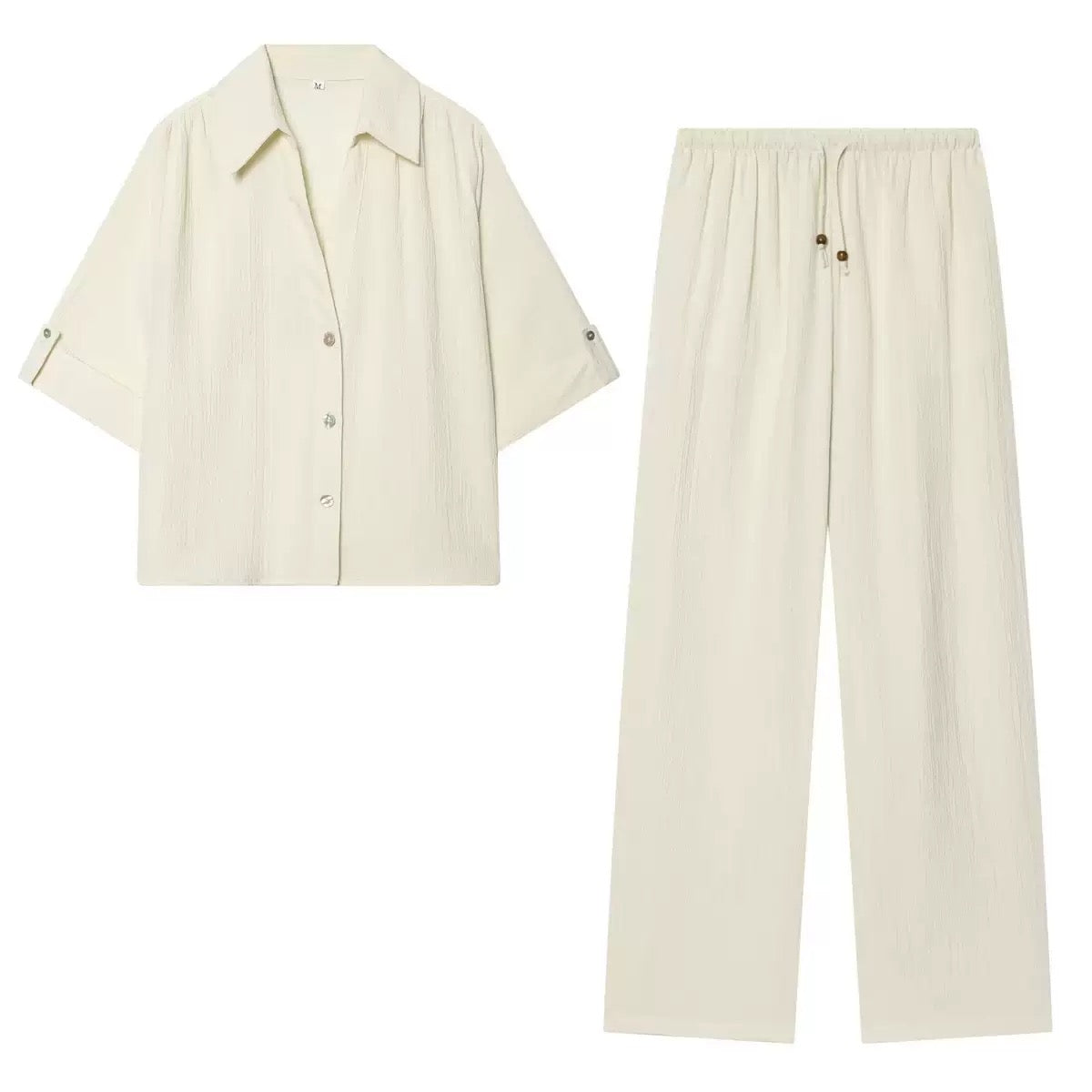 Ensemble fluide blouse + pantalon