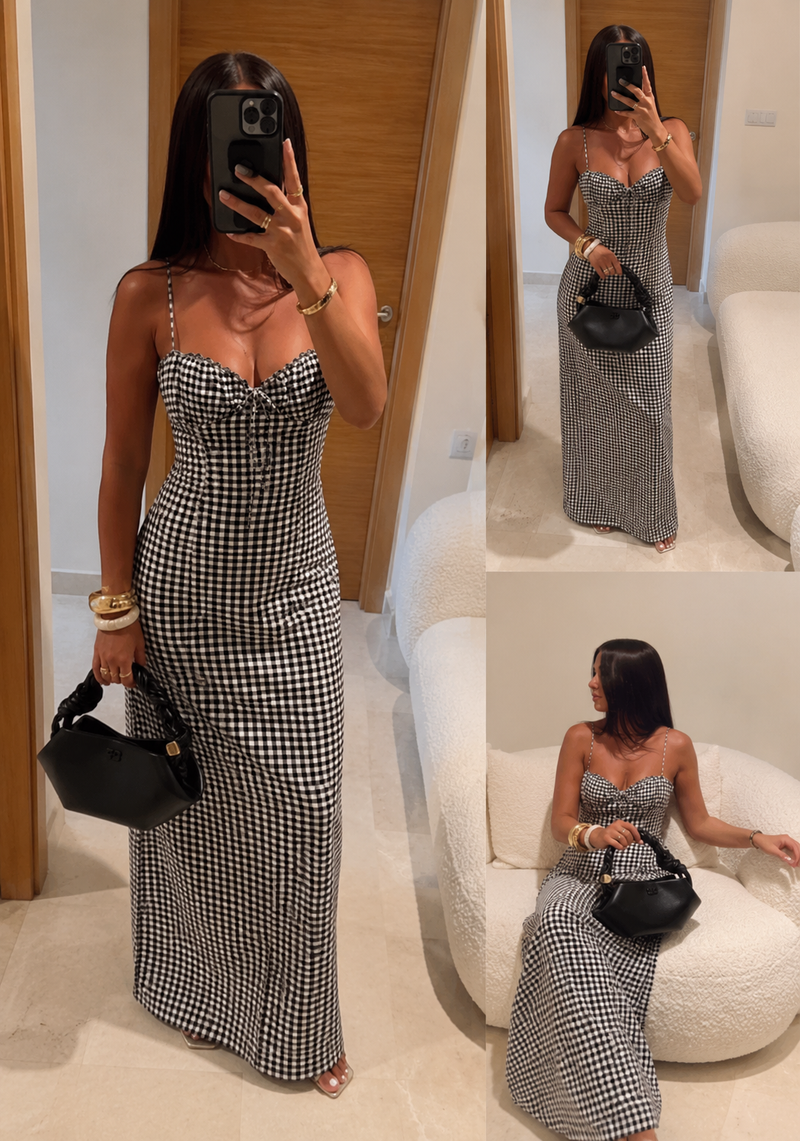 Robe à carreaux
