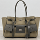 Sac cabas en toile kaki, vue produit