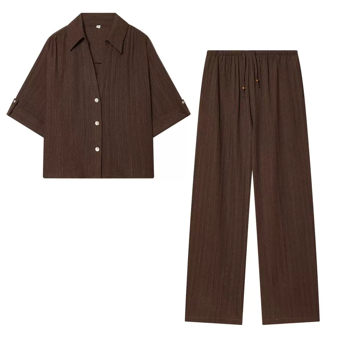 Ensemble fluide blouse + pantalon
