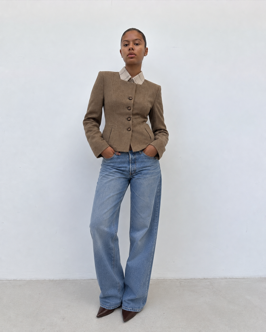 Veste tailoring, fermeture boutonnée