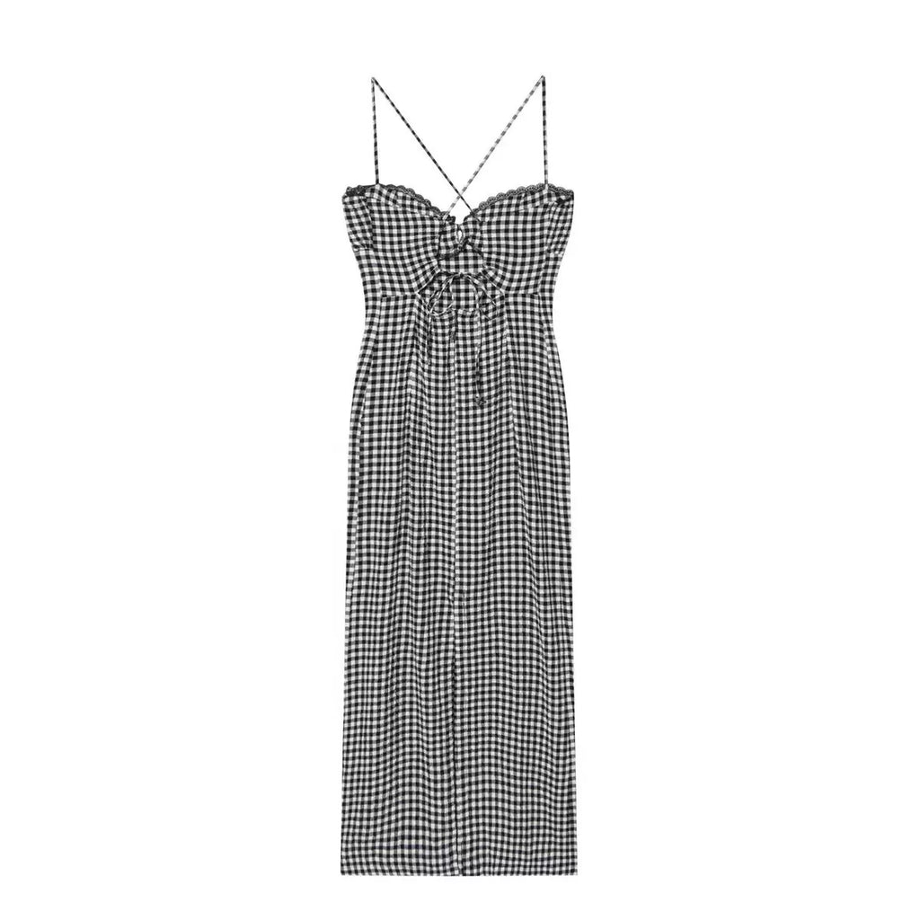 Robe à carreaux