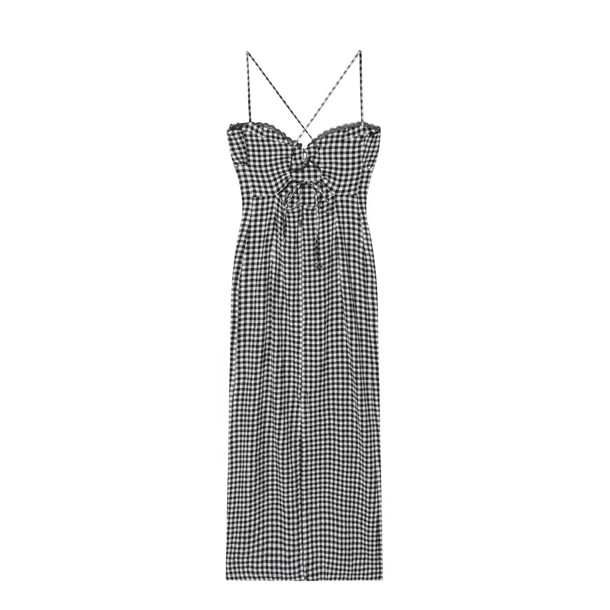 Robe à carreaux