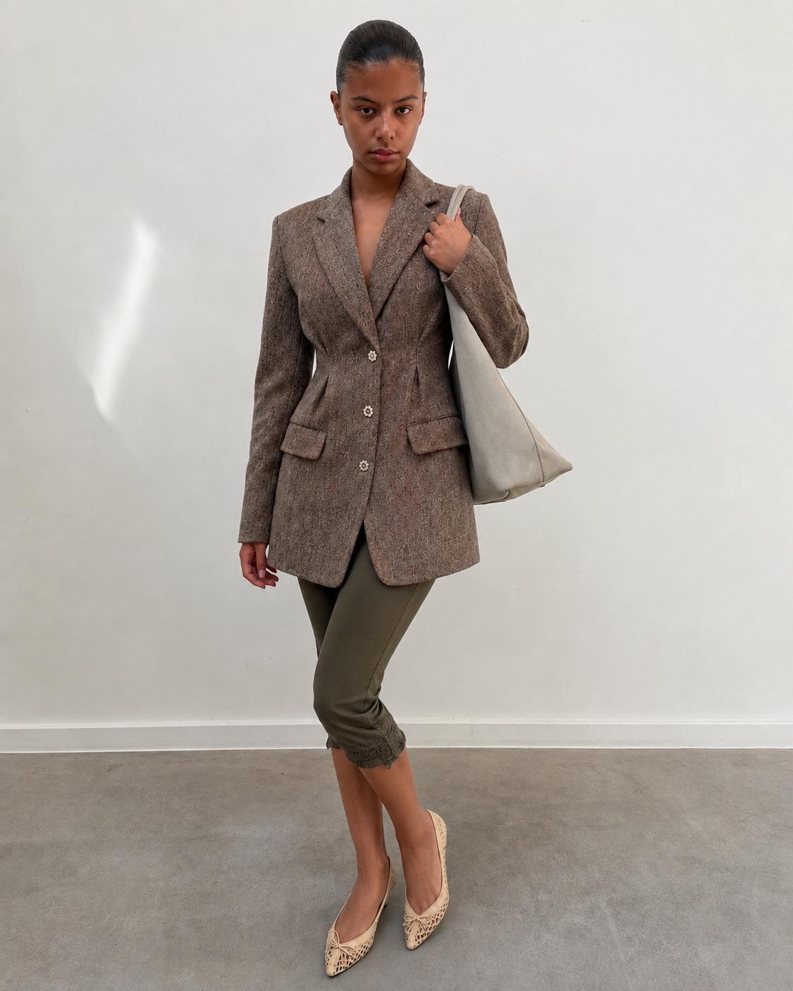 Blazer croisé, coupe structurée
