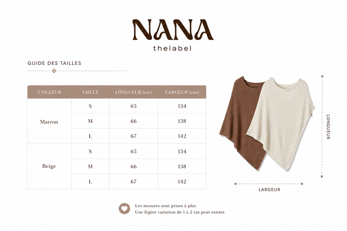 Guide des tailles