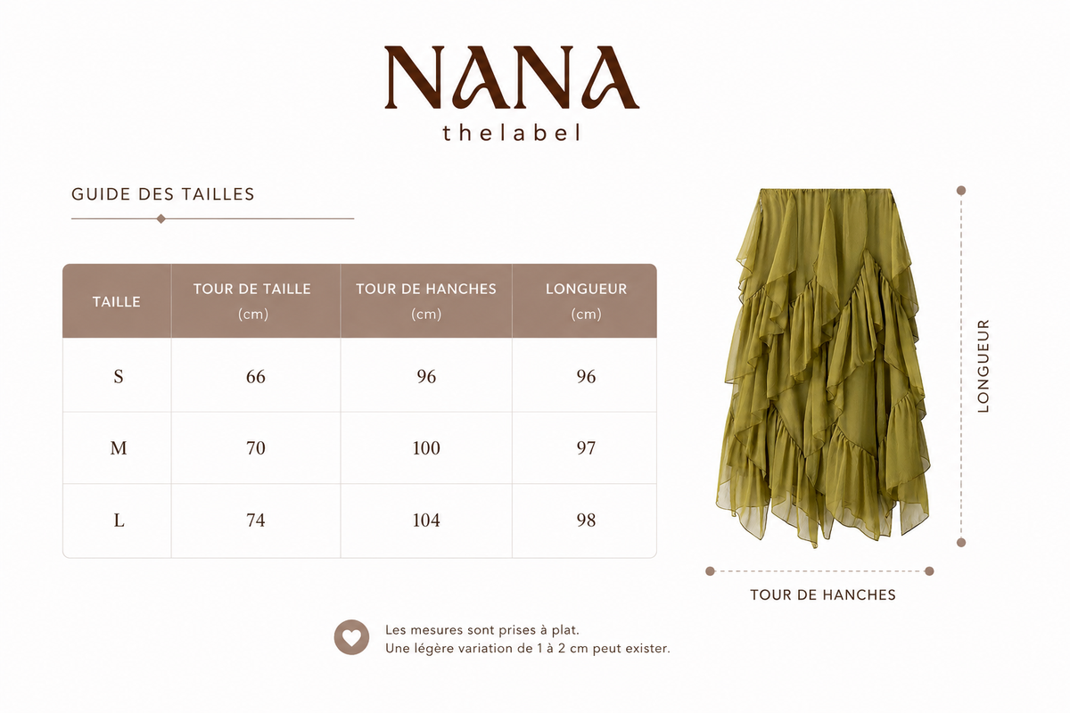 Guide des tailles