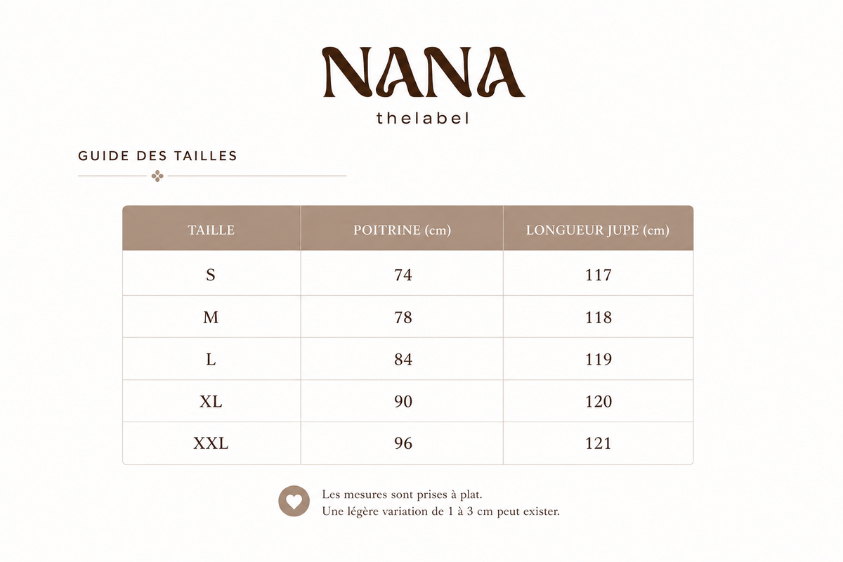 Guide des tailles