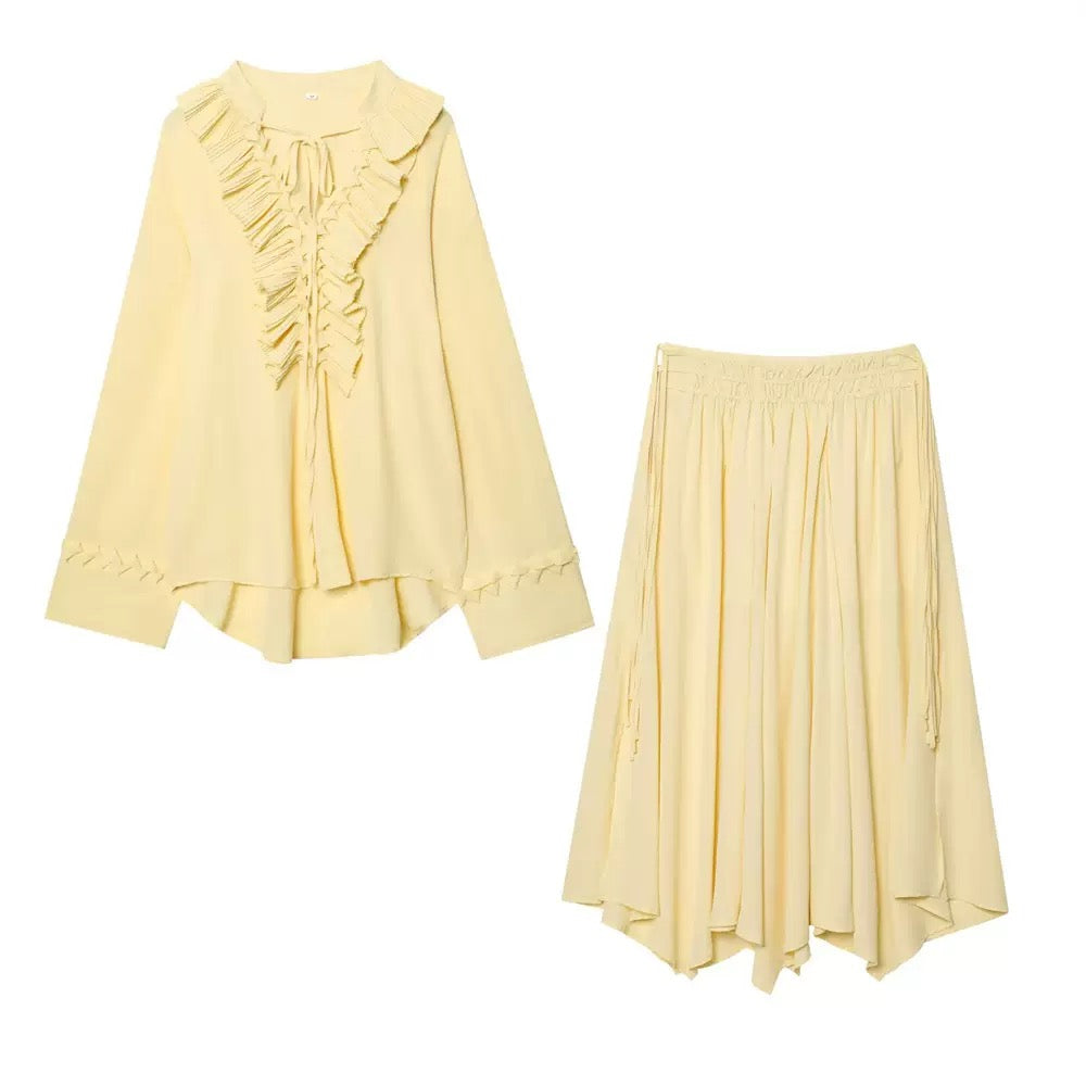 Ensemble blouse jupe