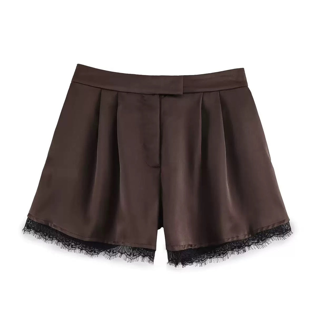 Short dentelle