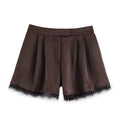 Short dentelle