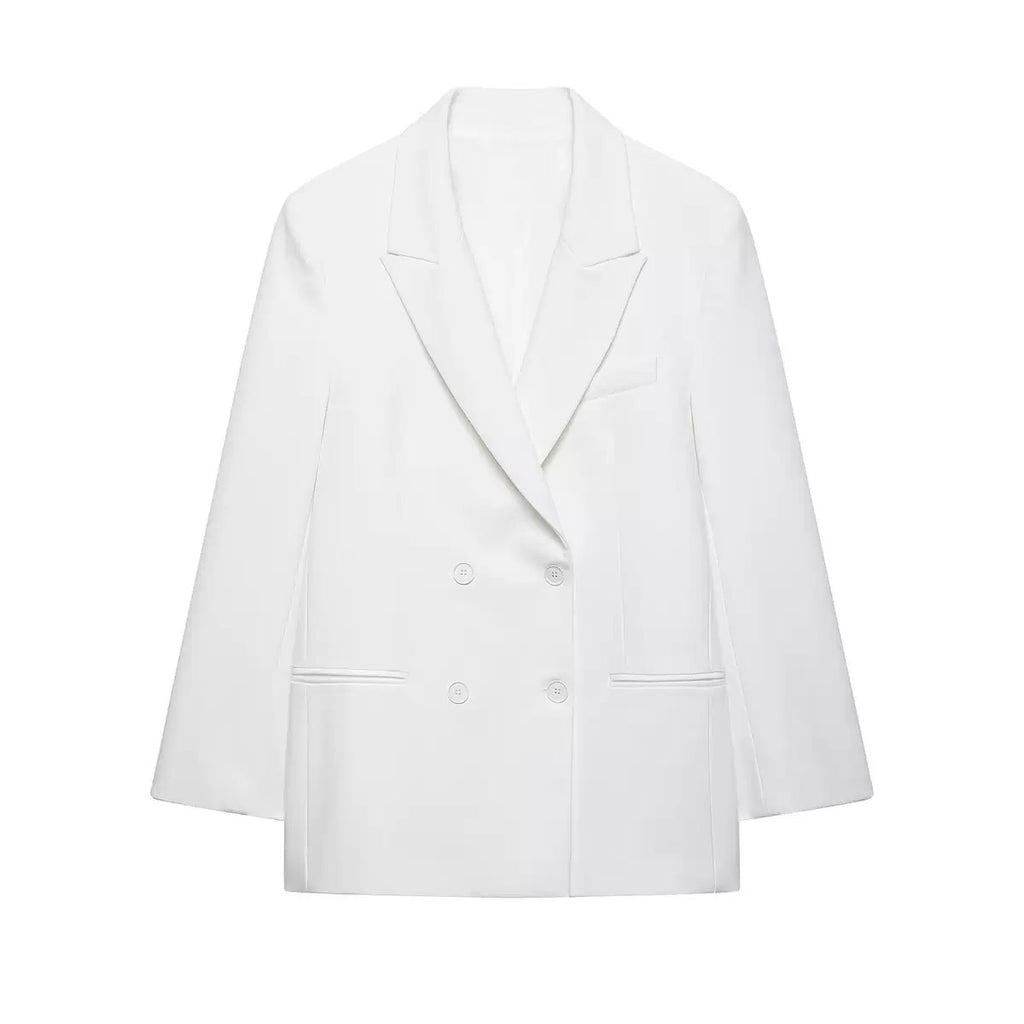 Blazer blanc oversize