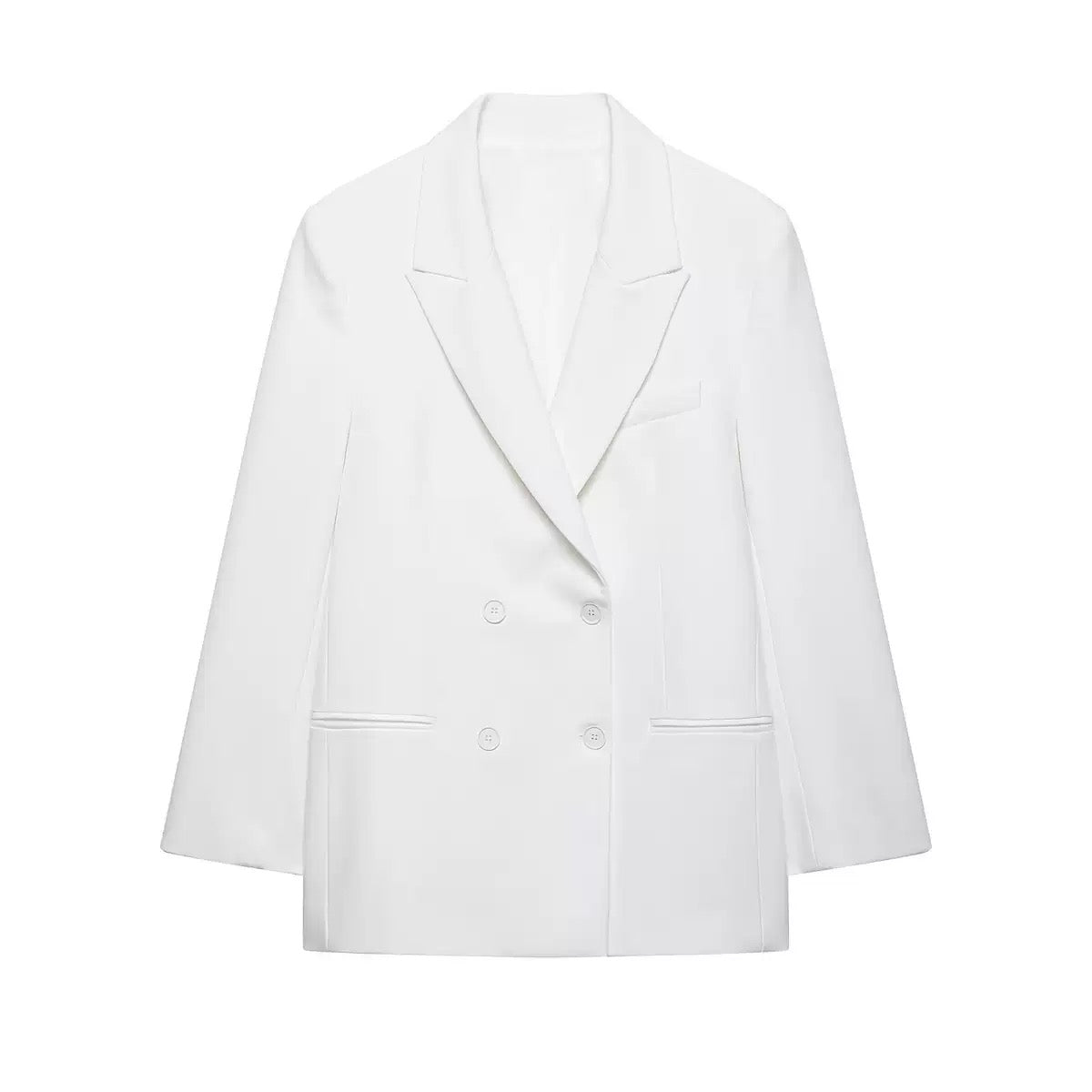 Blazer blanc oversize