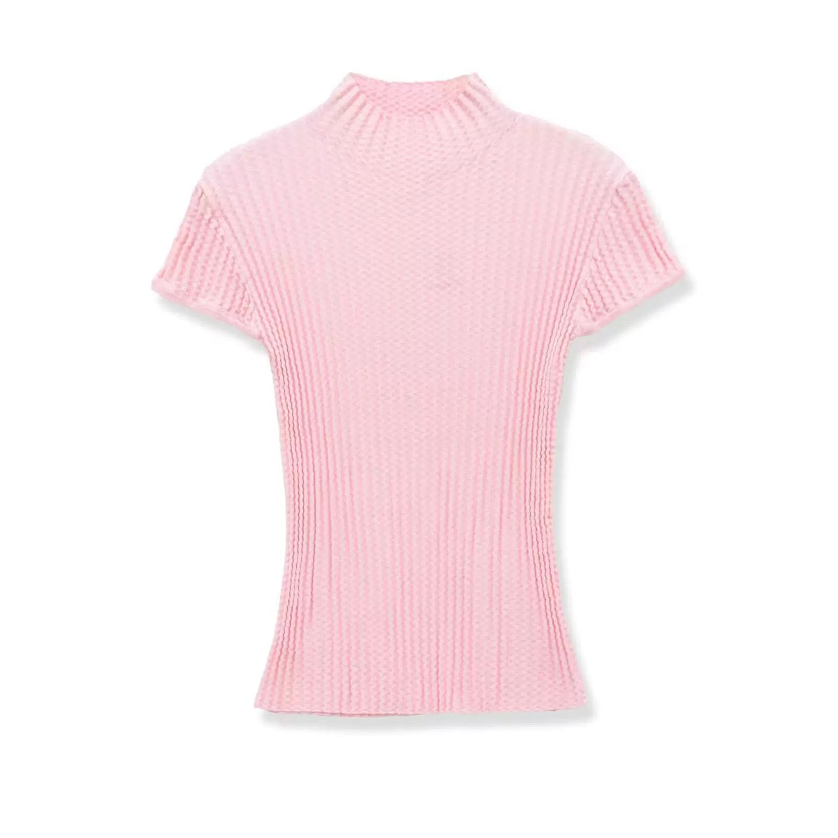T-shirt côtelé en maille