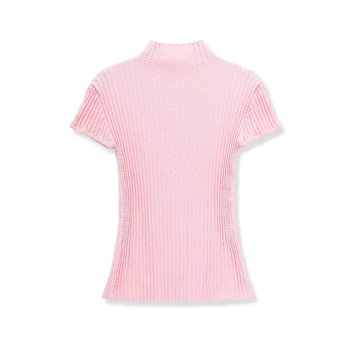 T-shirt côtelé en maille