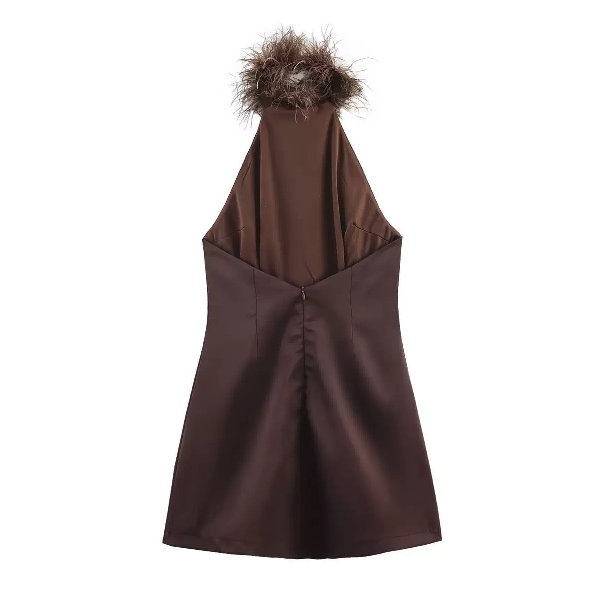 Robe matière satinée