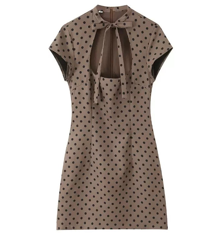 Robe à petit pois