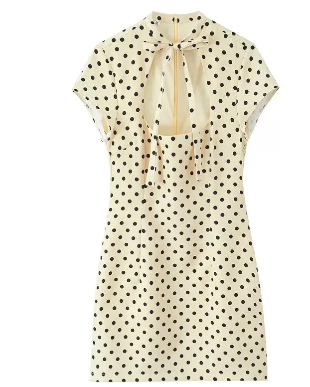 Robe à petit pois