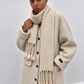 Manteau long écru, vue produit